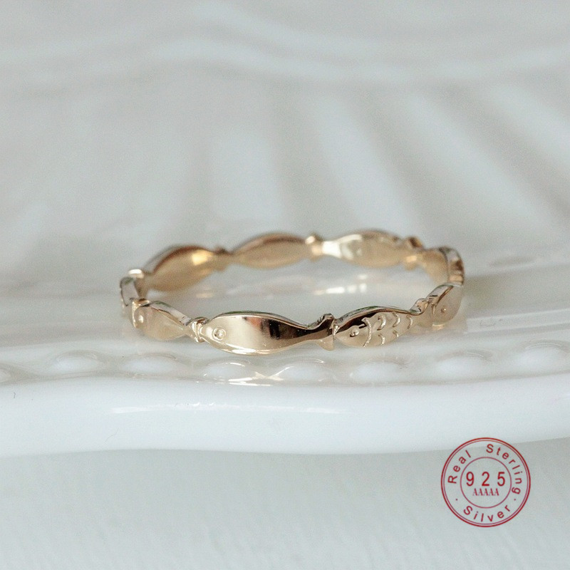 Men Accessories For Birthday Gift - Bague coréenne INS petit poisson pour