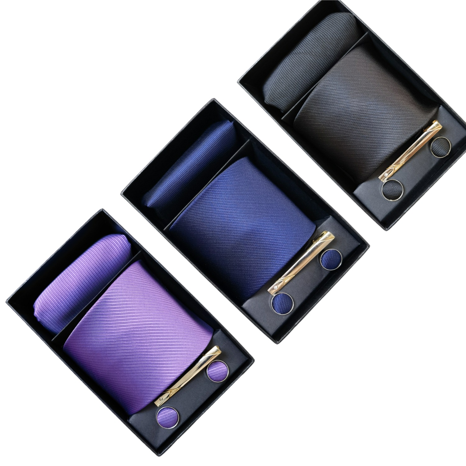 Men'S Accessories Gift Set Branded - Cravate marque de mode à la
