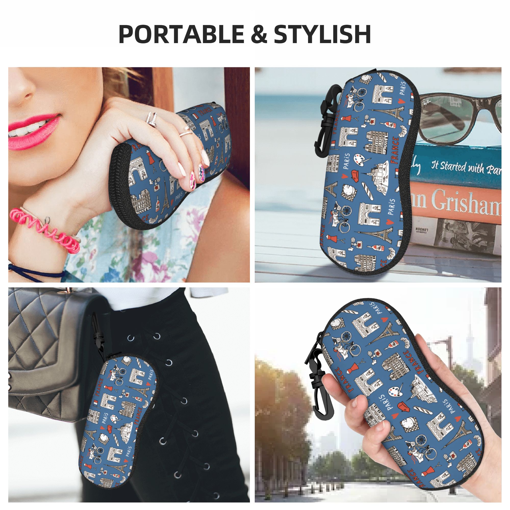 Men'S Accessories Paris - Étui à lunettes de soleil portable