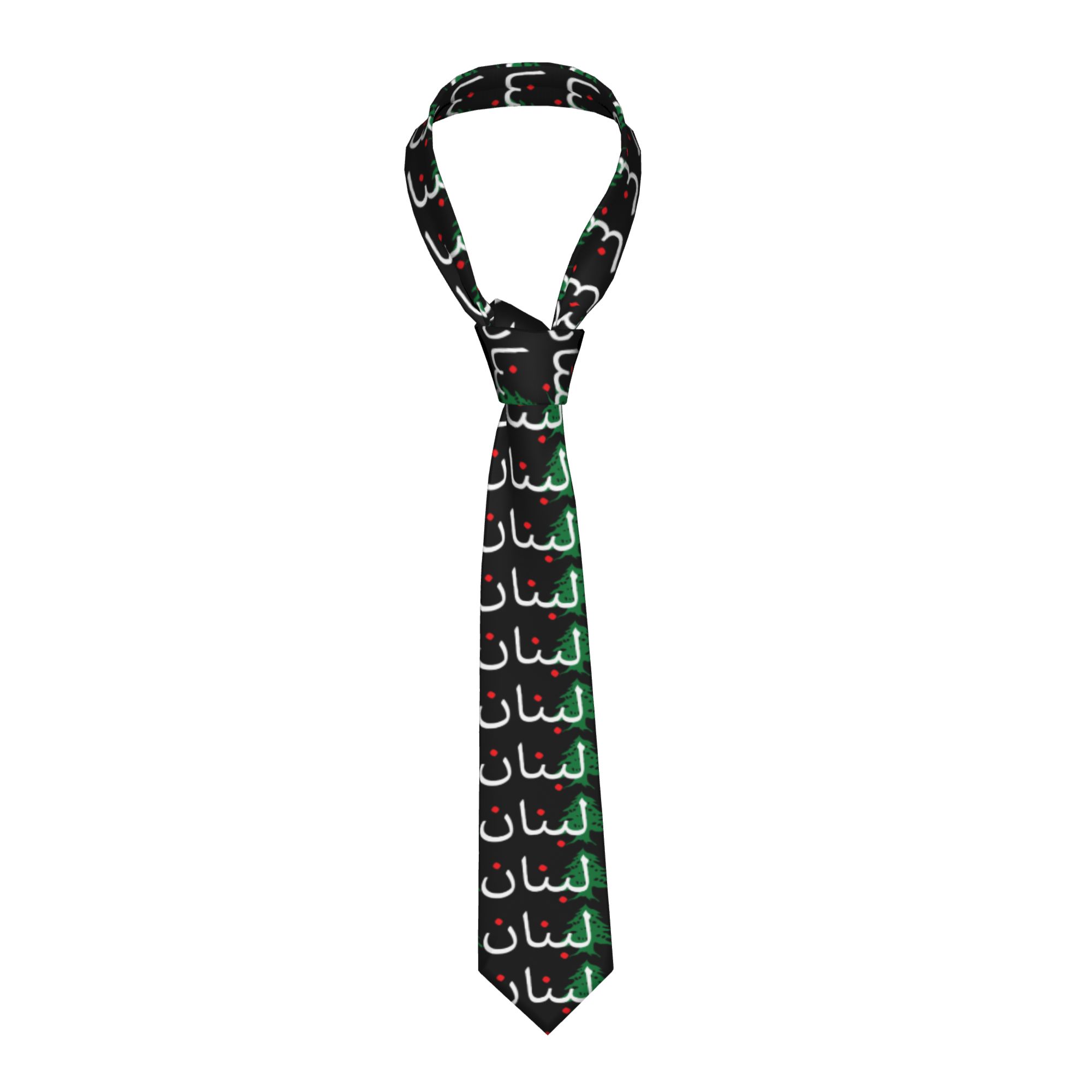 Men Accessories Lebanon - Cravates unisexes pour adultes, motif drapeau