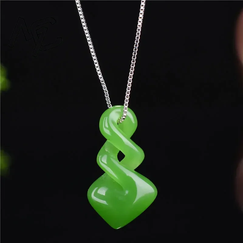 Men Accessories Hand - Pendentif en Jade Hetian naturel de