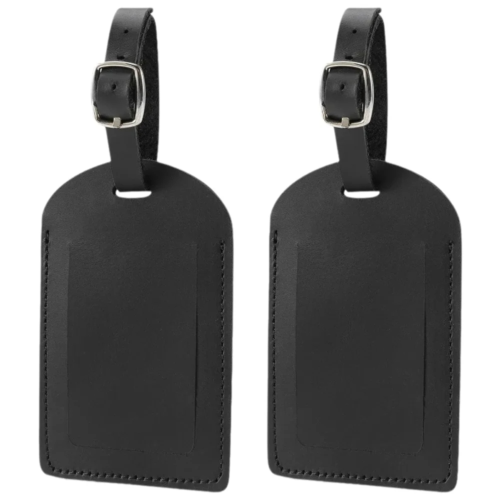 Men'S Accessories Holder - 1 étiquette de bagage en cuir