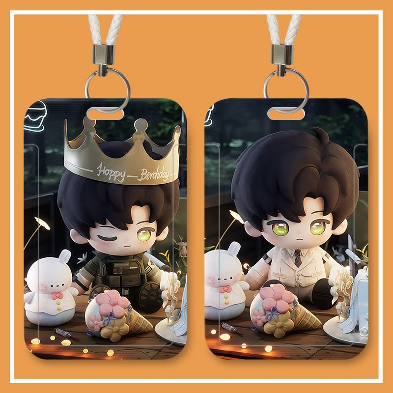 Men'S Accessories Holder - Porte-carte d'identité Anime Love and Deepspace,