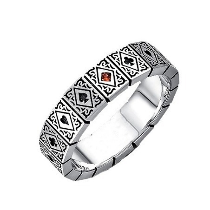 Men Accessories Elegant - Buyee-Bague ouverte en argent regardé 925