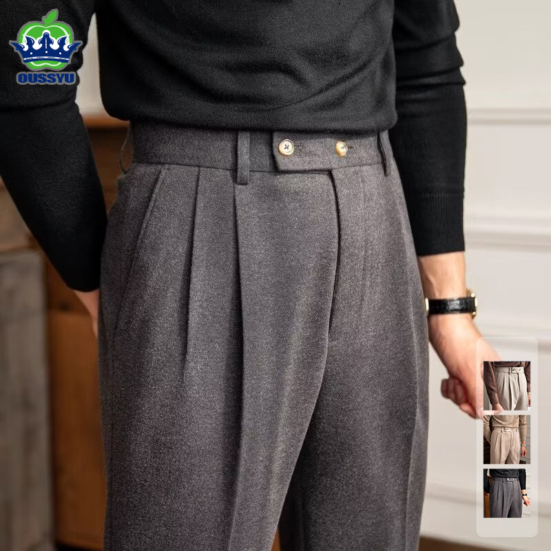 Men Accessories Elegant - Pantalon de costume classique de Style
