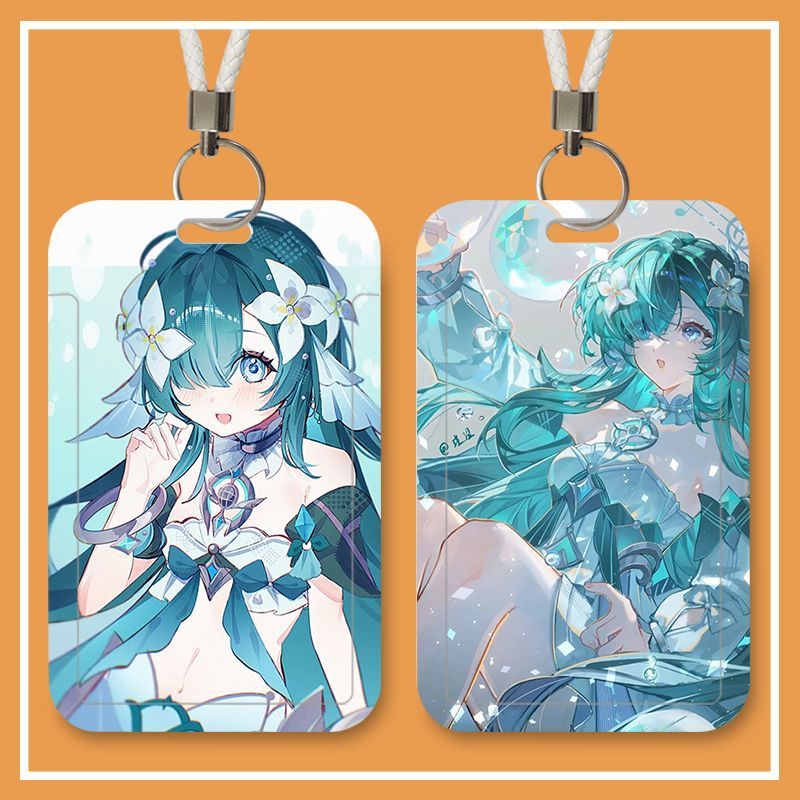 Men'S Accessories Holder - Porte-carte d'identité Anime Vodyanitsa, pendentif à