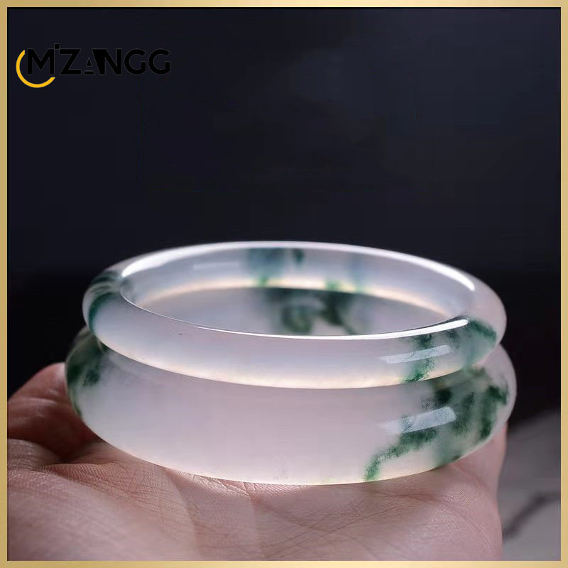 Men Accessories Hand - Bracelet en jadéite verte naturelle pour