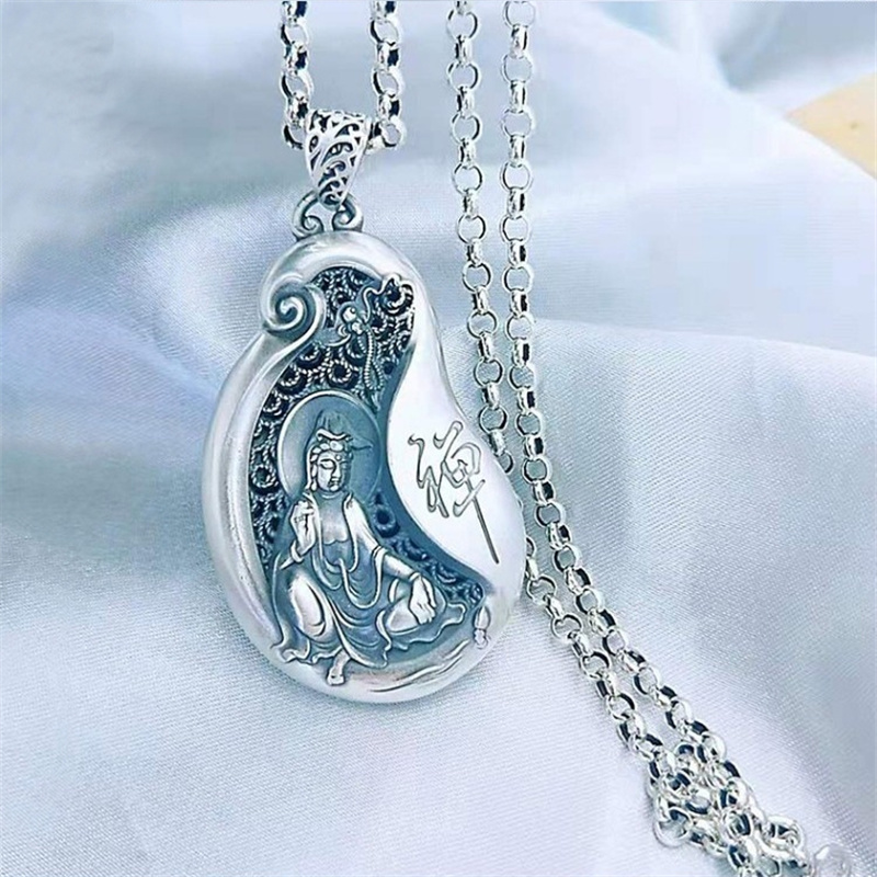 Men Accessories For Birthday Gift - Pendentif bouddha vintage Avalokitesvara pour hommes