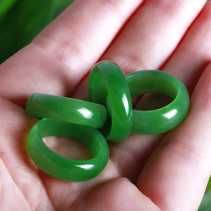 Men Accessories Hand - Bague de diversification naturelle verte Hetian,