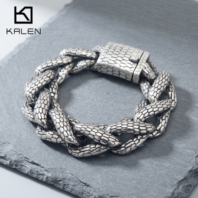 Men Accessories Bd - Bracelet pour homme Kalen en acier