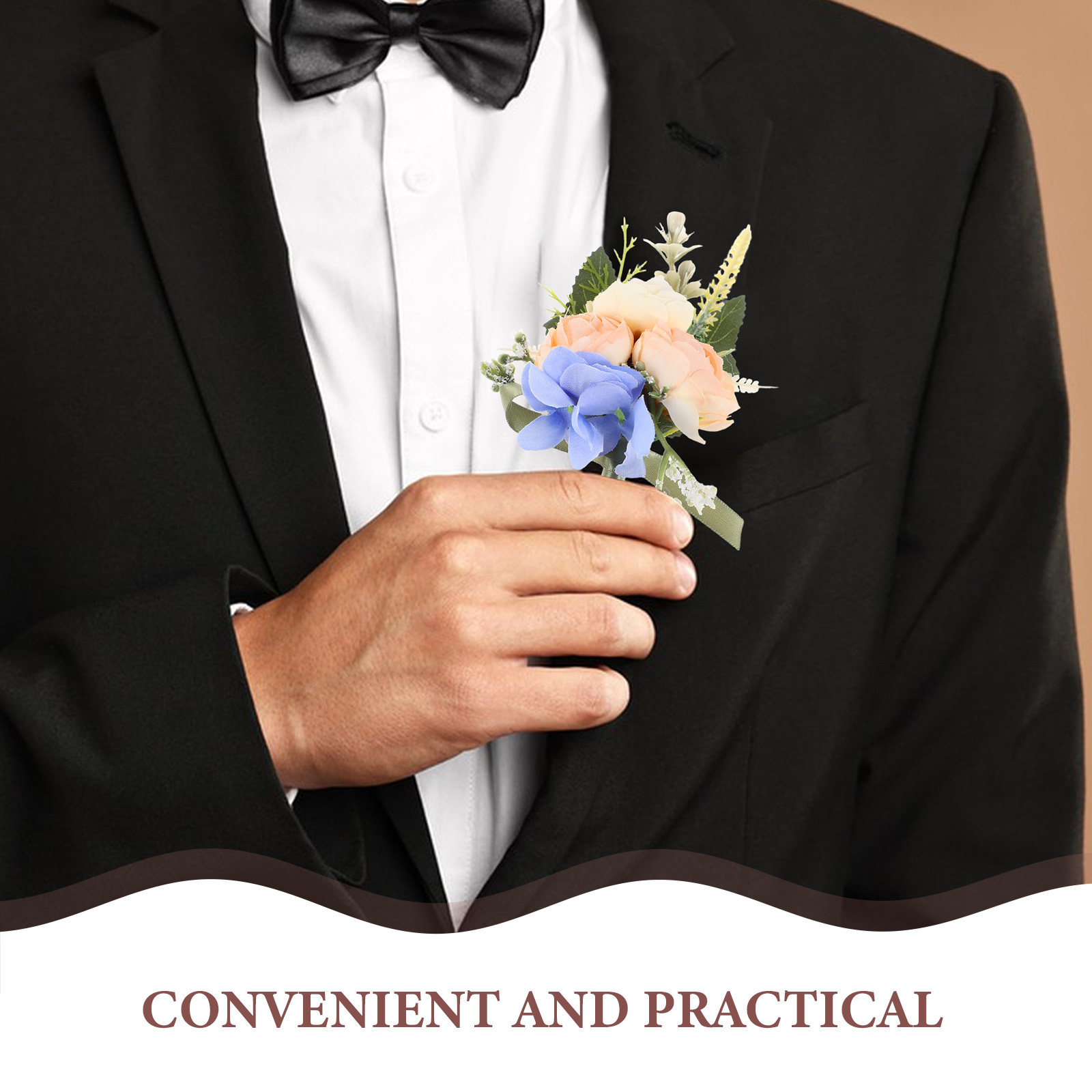 Boutonnière de mariage, fleur  - Men Accessories Elegant avis et prix