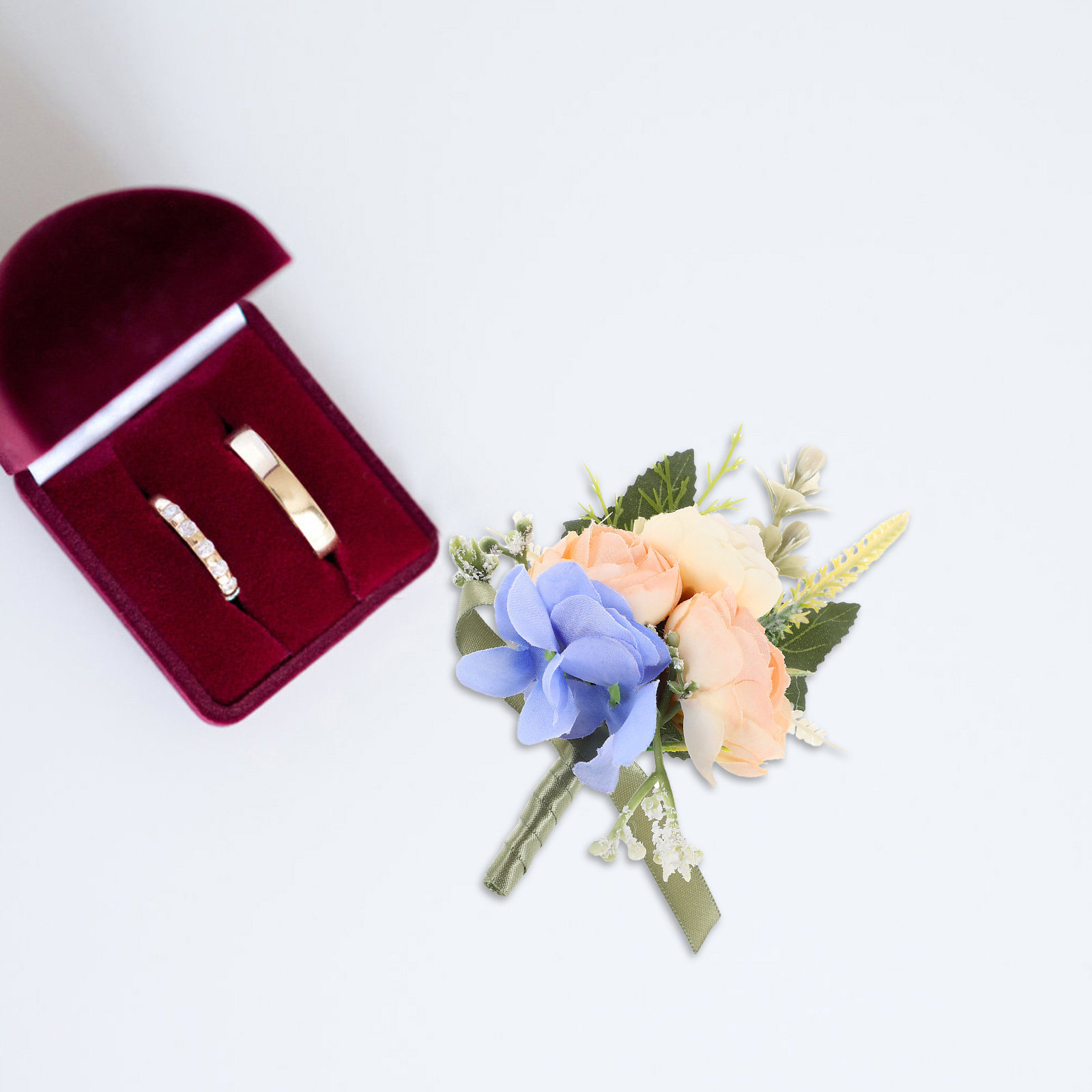 Boutonnière de mariage, fleur  - Men Accessories Elegant avis et prix