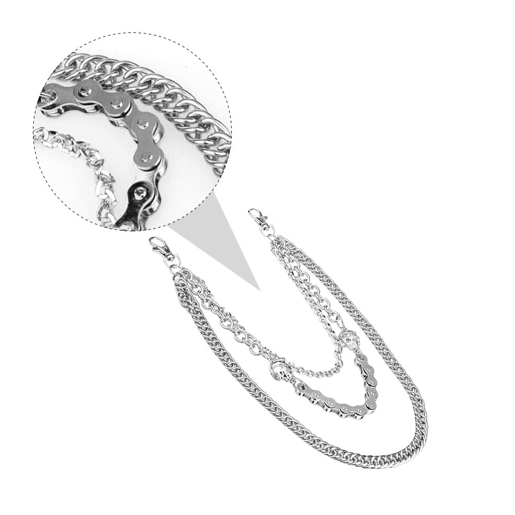 1 pièce, chaîne en métal argen - Men Accessories In Silver avis et prix