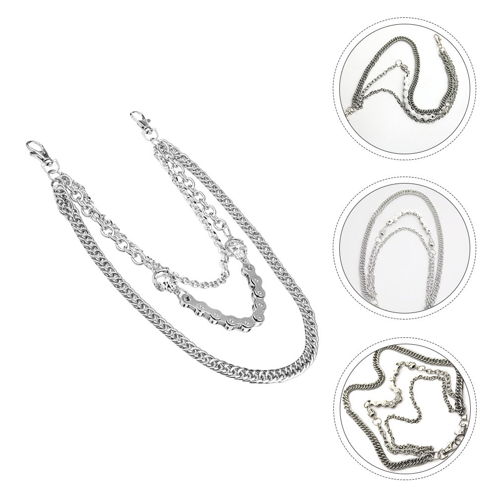 1 pièce, chaîne en métal argen - Men Accessories In Silver avis et prix