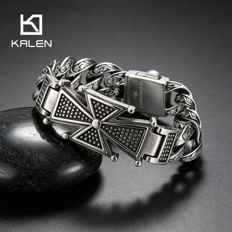 Bracelet Kalen vintage en acie - Men Accessories Bd avis et prix