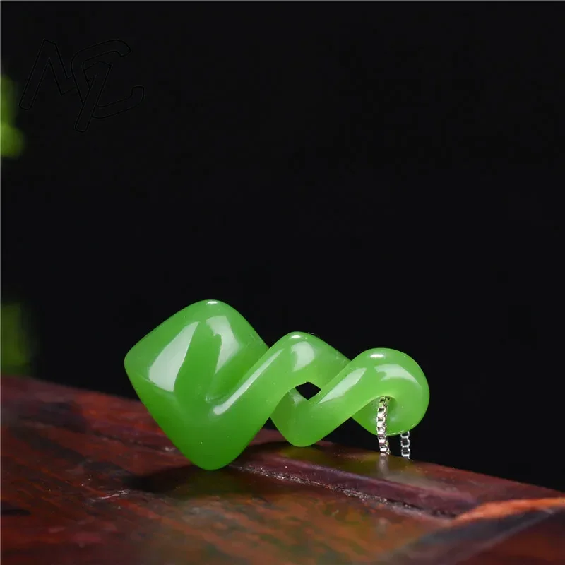 Pendentif en Jade Hetian natur - Men Accessories Hand avis et prix