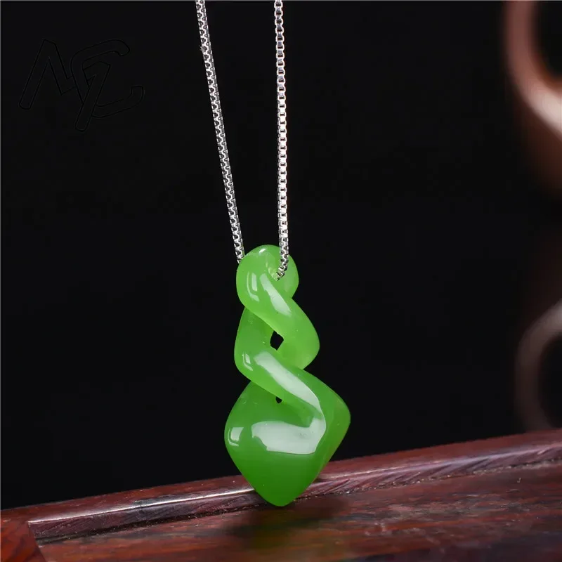 Pendentif en Jade Hetian natur - Men Accessories Hand avis et prix