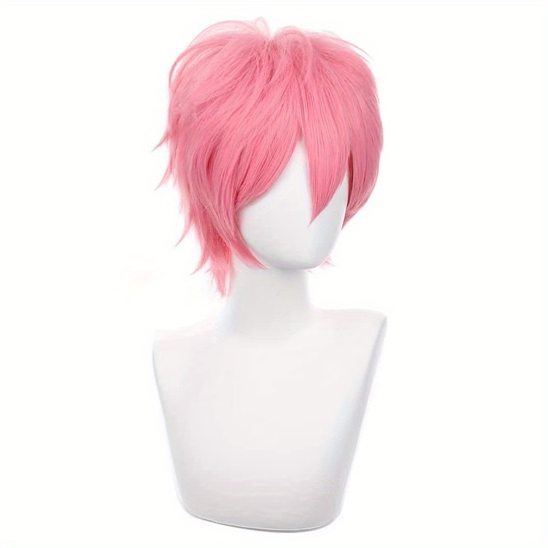 Perruque Cosplay Courte Rose p - Men Accessories Korea avis et prix
