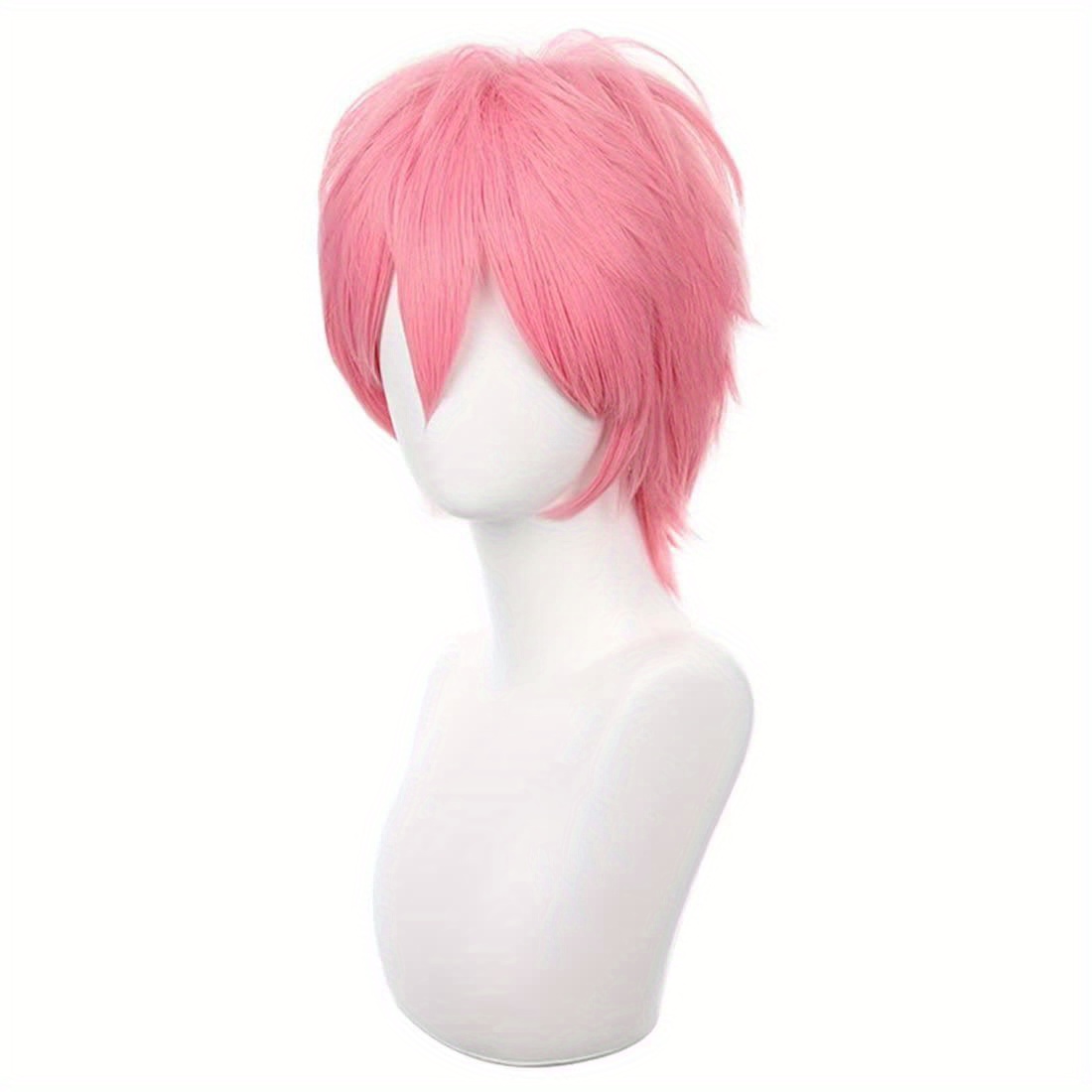 Perruque Cosplay Courte Rose p - Men Accessories Korea avis et prix