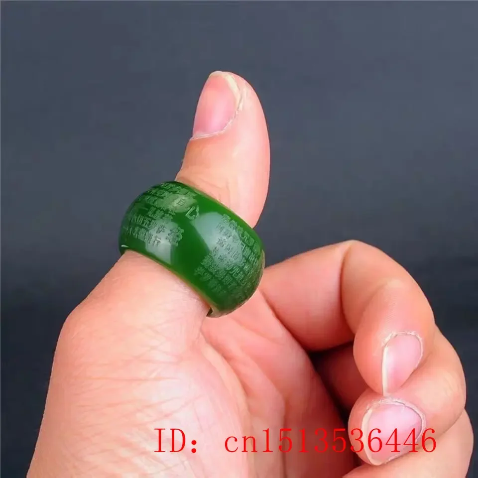 Bague en jade vert naturel de  - Men Accessories Jewellery avis et prix