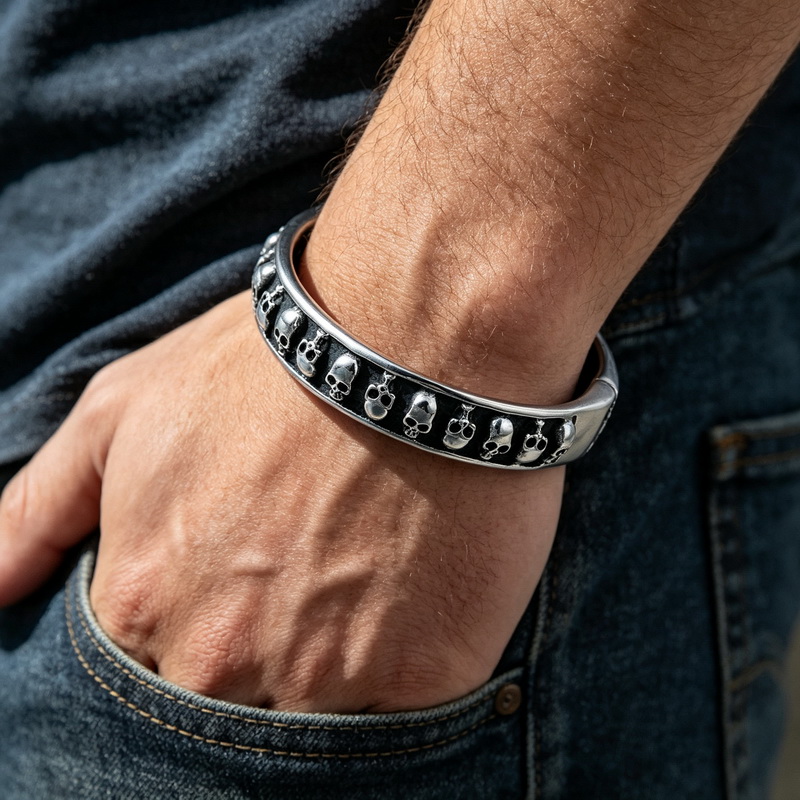 Bracelet ouvert créatif et coo - Men Accessories Bd avis et prix