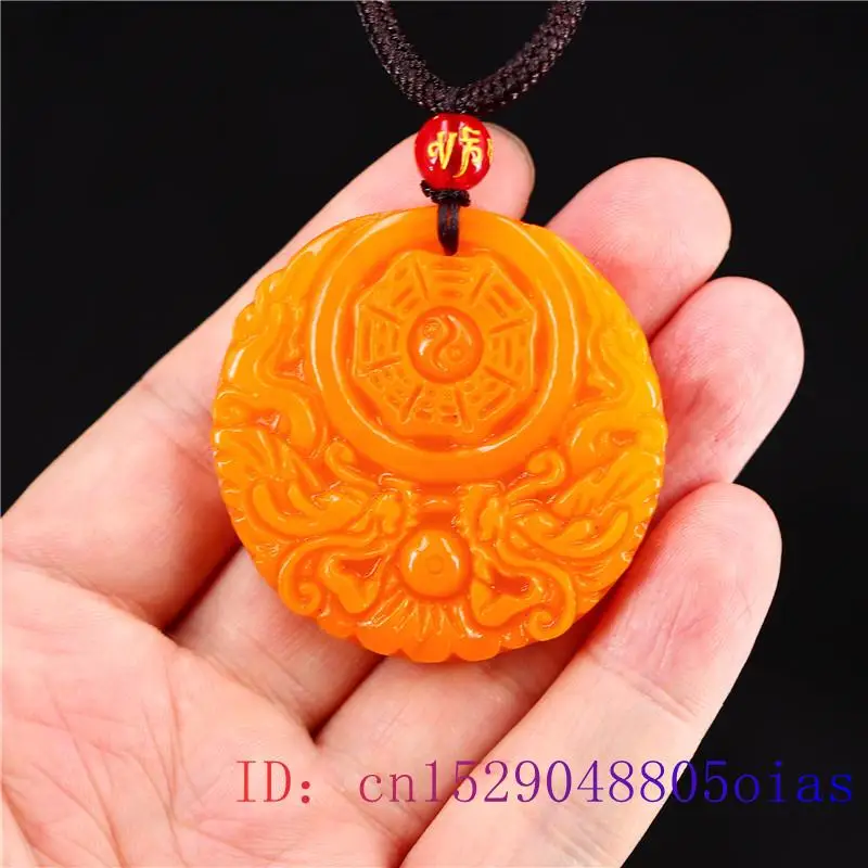 Pendentif Dragon Jade jaune po - Men Accessories Jewellery avis et prix