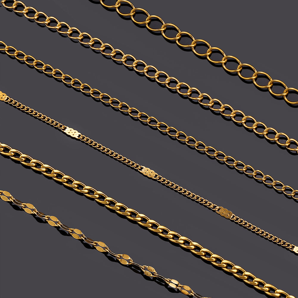 Chaînes croisées longues en ac - Men Accessories Jewellery avis et prix
