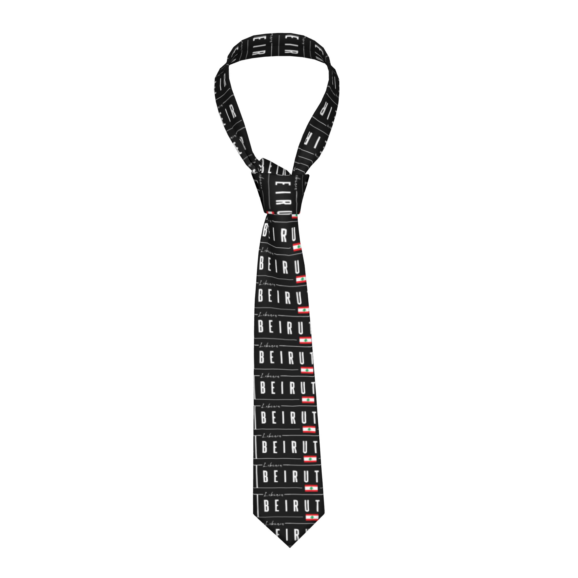 Cravate drapeau de Beyrouth, L - Men Accessories Lebanon avis et prix