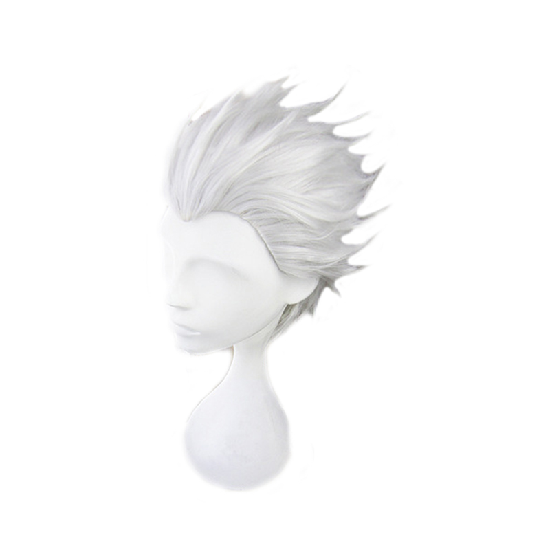 Perruque courte grise argentée - Men Accessories In Silver avis et prix