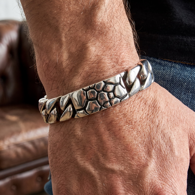 Bracelet chaîne gourmette vint - Men Accessories Bd avis et prix