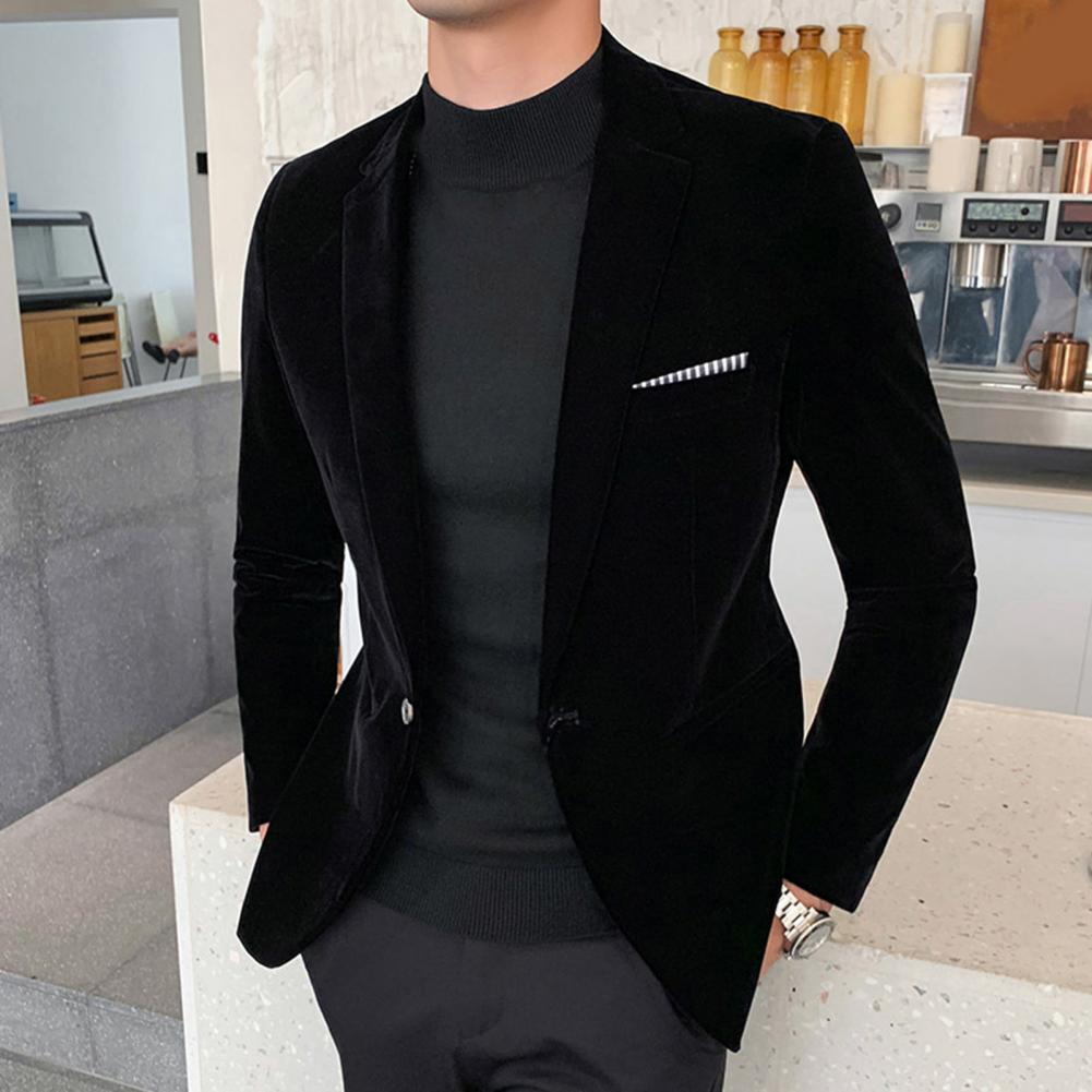 Velours hommes tempérament col - Men Accessories Elegant avis et prix