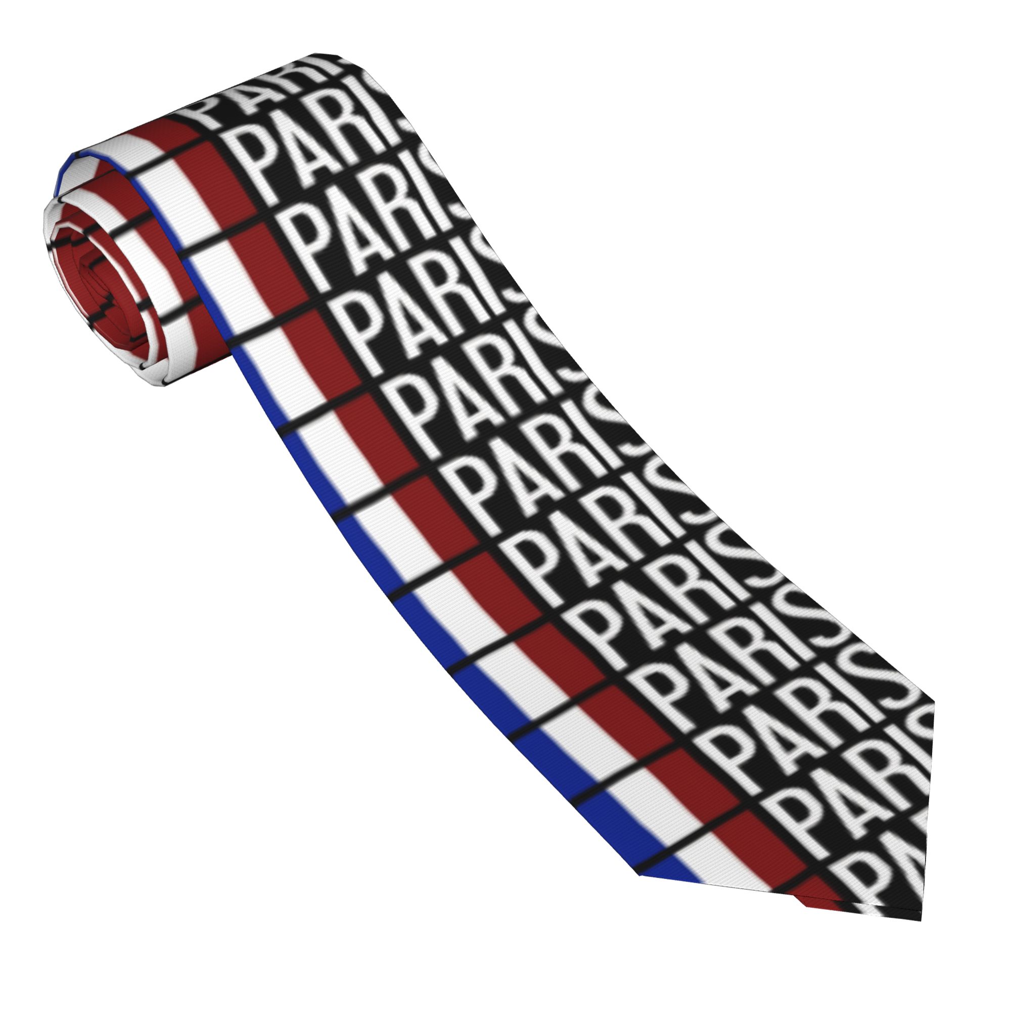 Cravate pour homme, drapeau fr - Men'S Accessories Paris avis et prix