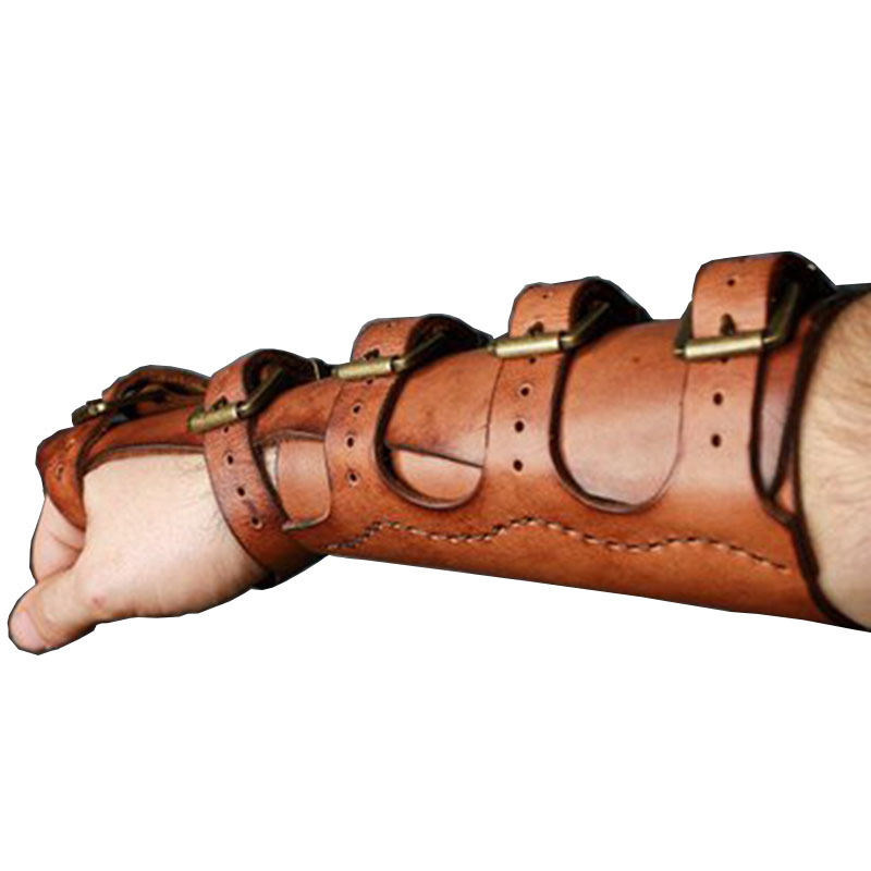 Armure en cuir pour homme adul - Men Accessories Wrist avis et prix