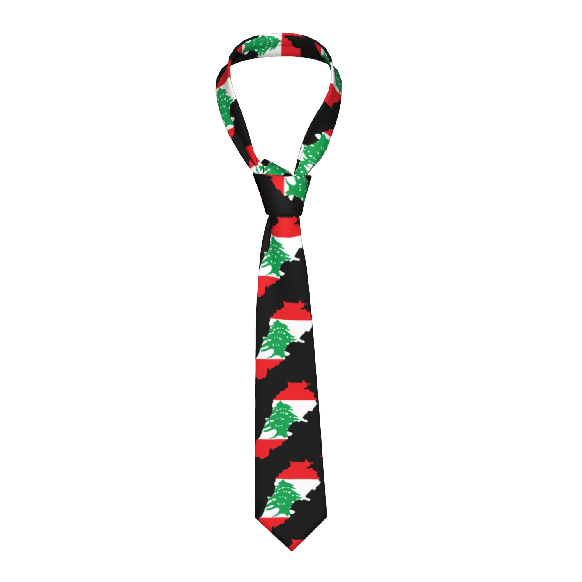 Cravate avec drapeau et carte  - Men Accessories Lebanon avis et prix